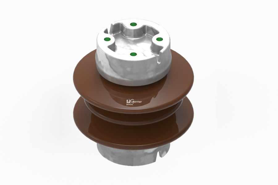 Isoladores de vidro e tipo pedestal